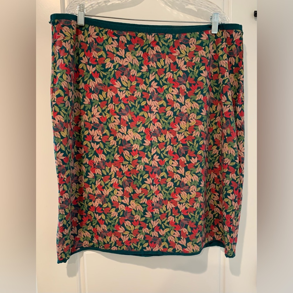 Gudrun Sjoden - reversible knit skirt XL Christmas